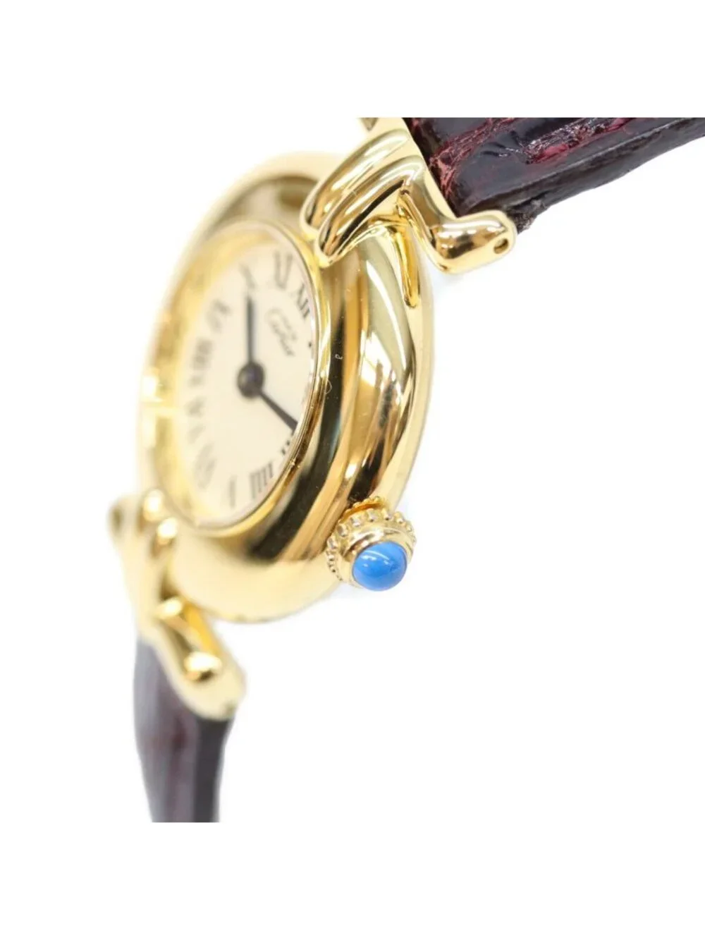 Cartier Must Colisee SM Vermeil Ivory Roman Dial Watch